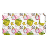 Free Hand Textured Fruit Pattern Case-Mate iPhone Case (Achterkant (Horizontaal))