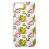 Free Hand Textured Fruit Pattern Case-Mate iPhone Case (Achterkant)