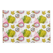 Free Hand Textured Fruit Pattern Kussensloop (Achterkant-Rechts)