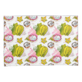 Free Hand Textured Fruit Pattern Kussensloop (Voorkant-Rechts)