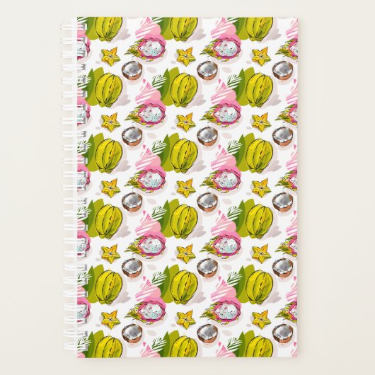 Free Hand Textured Fruit Pattern Planner (Voorkant)
