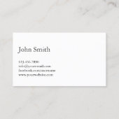 Free Handwriting Script Accountant Visitekaartje (Achterkant)