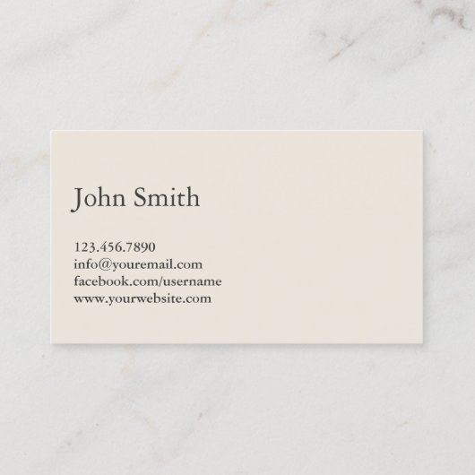 Free Handwriting Script Bookkeeper Visitekaartje (Achterkant)