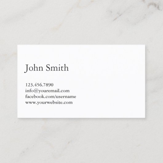 Free Handwriting Script Songwriter Visitekaartje (Achterkant)