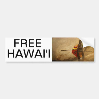 FREE HAWAII BUMPERSTICKER