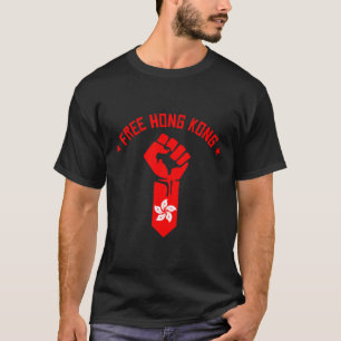 Free Hong Kong - Verzet u tegen de vlag van Hong K T-shirt