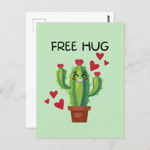 Free Hug Briefkaart