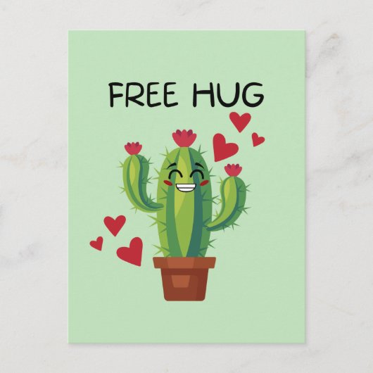 Free Hug Briefkaart (Voorkant)