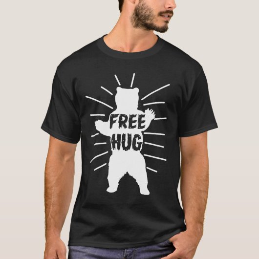 Free Hug T - shirts Cactus Graphic (Voorkant)