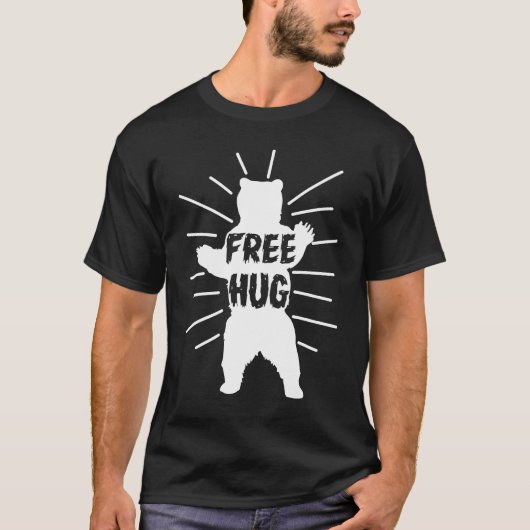 Free Hug T - shirts Cactus Graphic (Voorkant)