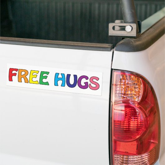 Free Hugs Bumpersticker (Op Truck)