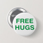 Free Hugs Button (Voorkant /achterkant)