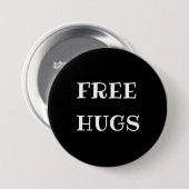 Free Hugs Button (Voorkant /achterkant)