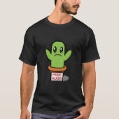 Free Hugs - Cactus Funny Humor T-shirt (Voorkant)