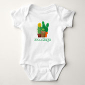Free Hugs Cactus Pattern Baby Bodysuit (Voorkant)