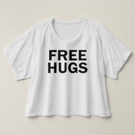 Free Hugs Crop Top - Vrouwenfunctionaris