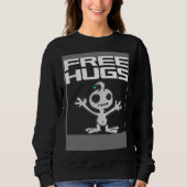 Free Hugs  Cute Alien Facehugger Trui (Voorkant)