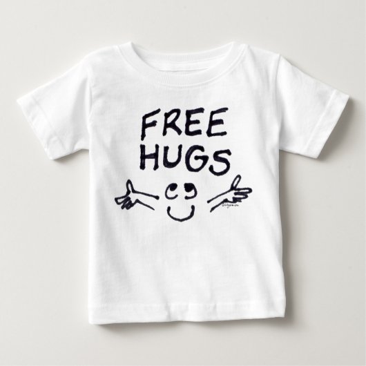 Free Hugs Cute Cartoon Toddler (Voorkant)