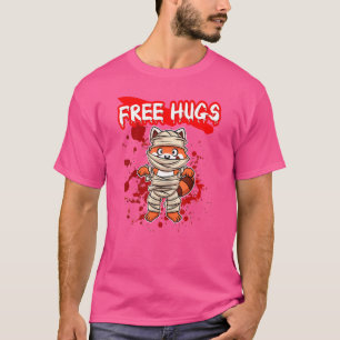 Free Hugs Halloween Sarcasm Scary Creepy Costume H T-shirt