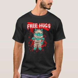 Free Hugs Halloween Sarcasm Scary Creepy Costume H T-shirt