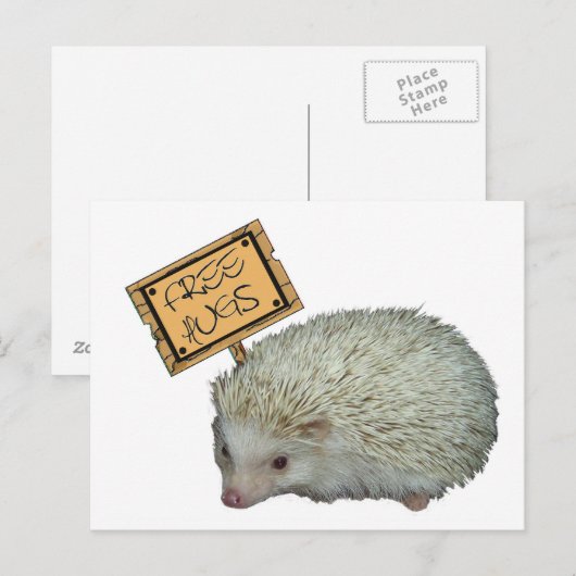 Free Hugs Hedegel Briefkaart (Voorkant / Achterkant)