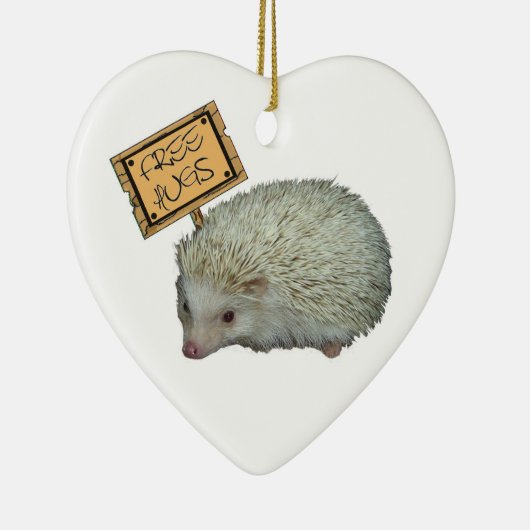 Free Hugs Hedegel Keramisch Ornament (Rechts)