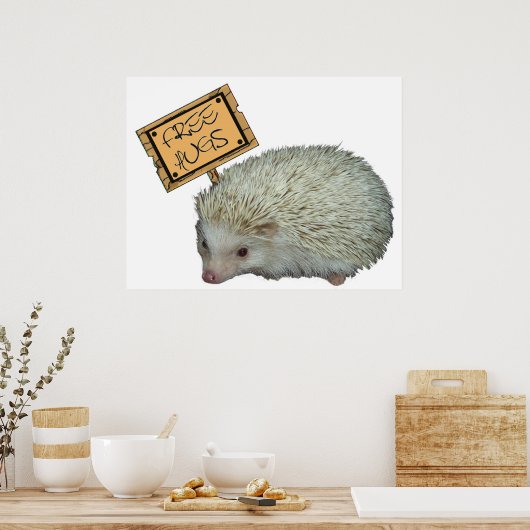 Free Hugs Hedegel Poster (Keuken)