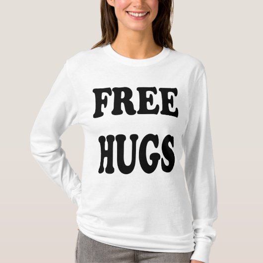 Free Hugs Hoodie T-shirt (Voorkant)