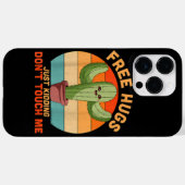 Free Hugs Just Kidding Don't Touch Me Cactus Funny Case-Mate iPhone Case (Achterkant (horizontaal))