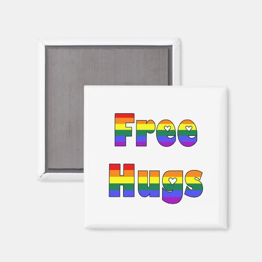 Free Hugs Magnet (Voorkant / Achterkant)