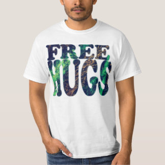 FREE HUGS Metallic T-shirt