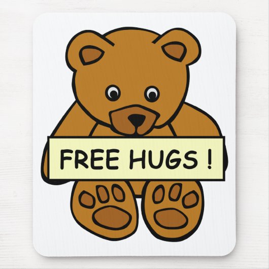 Free Hugs mousepad Muismat (Voorkant)