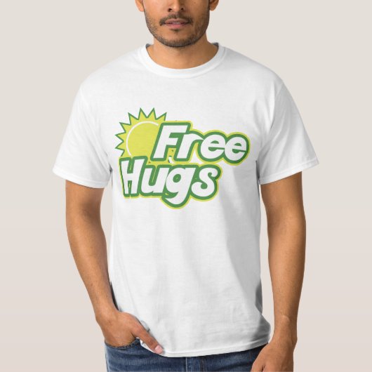 Free Hugs Novelty T-shirt (Voorkant)