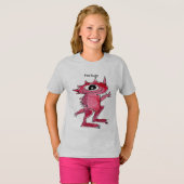 Free Hugs Pink Alien T-shirt (Voorkant volledig)