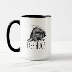 Free Hugs Porcupine Cool and Funny Mok