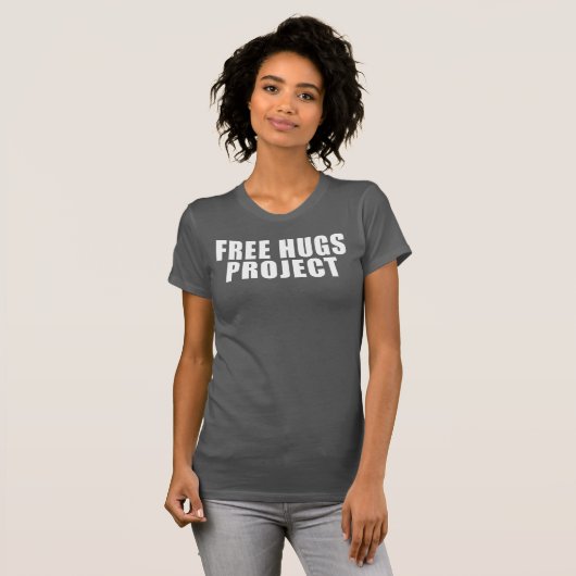 Free Hugs Project Text T-shirt - Vrouwen (Voorkant volledig)