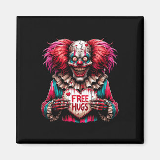 Free Hugs Scary Clown Valentine Halloween Horror  Magneet