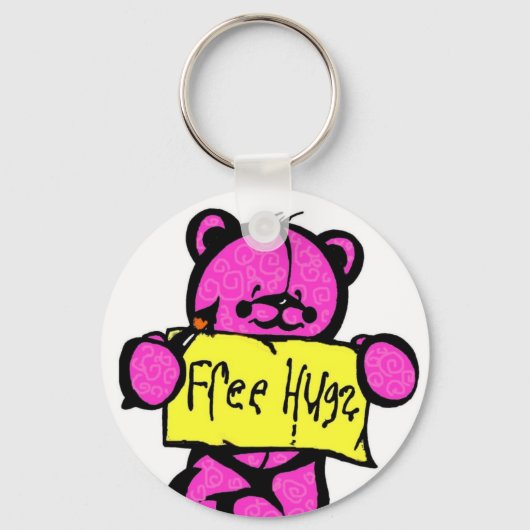 Free Hugs Sleutelhanger (Voorkant)