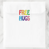 Free Hugs Square Sticker (Tas)