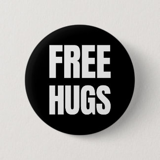 Free Hugs Standard, 2¼-inch ronde Button