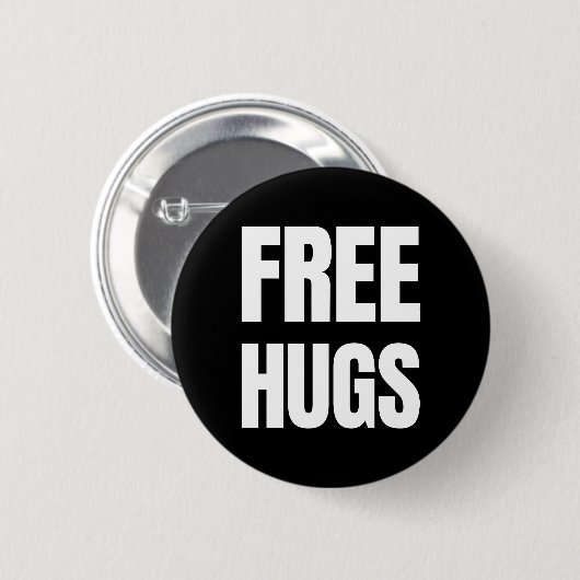 Free Hugs Standard, 2¼-inch ronde Button (Voorkant /achterkant)