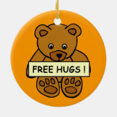 Free Hugs Teddy ornament (Achterkant)