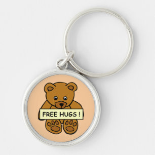 Free Hugs Teddy-sleutelketens Sleutelhanger