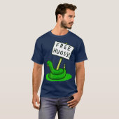 Free Hugsss Funny Cute Snake Hug Lovers T-shirt (Voorkant volledig)