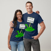 Free Hugsss Funny Cute Snake Hug Lovers T-shirt (Unisex)