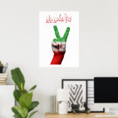 Free Iran Design Poster (Thuiskantoor)