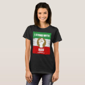 FREE IRAN SOLIDARITY MERCH Iran Teheran T-shirt (Voorkant volledig)