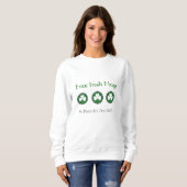 Free Irish Hugs Toddlers T-Shirt Hoodie (Voorkant volledig)