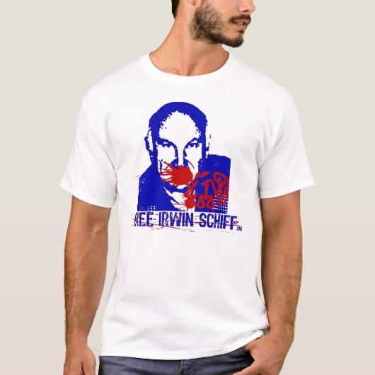 Free Irwin Schiff Mannen T-shirt (Voorkant)