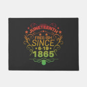 Free-ish Since 1865 Juneteenth Freedom Deurmat (Voorkant)